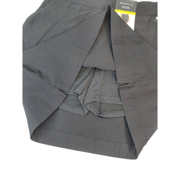 Rafaella Women's Black Skort M Functional Pockets Stretch Waist - Picture 7 of 8